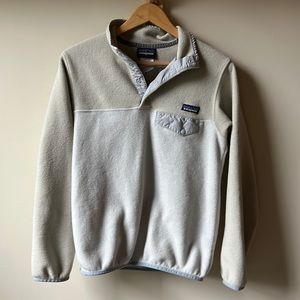 Patagonia Synchilla Fleece Cream/Grey Size S